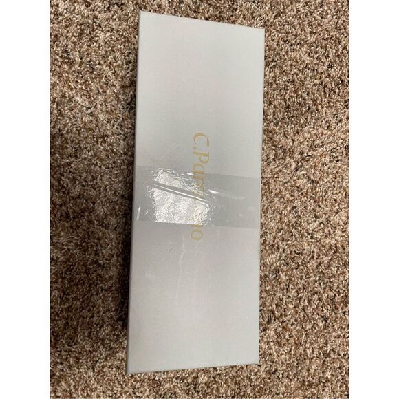 Brand New C. Paravano Women’s EU 40 US 10 Purple Crystal Leather Flats - Picture 3 of 8